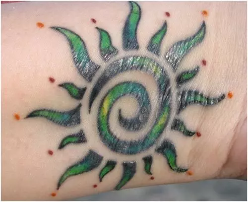 green tattoos designs