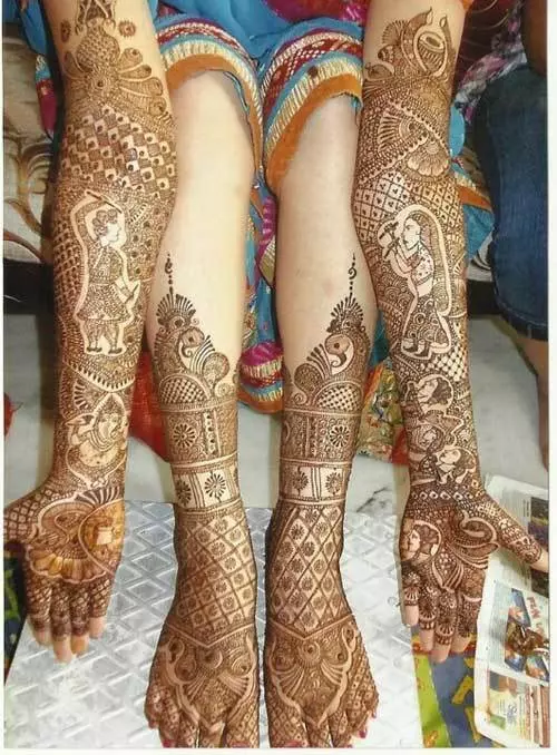 rajasthani mehndi design