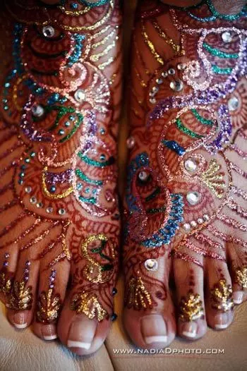 white mehndi