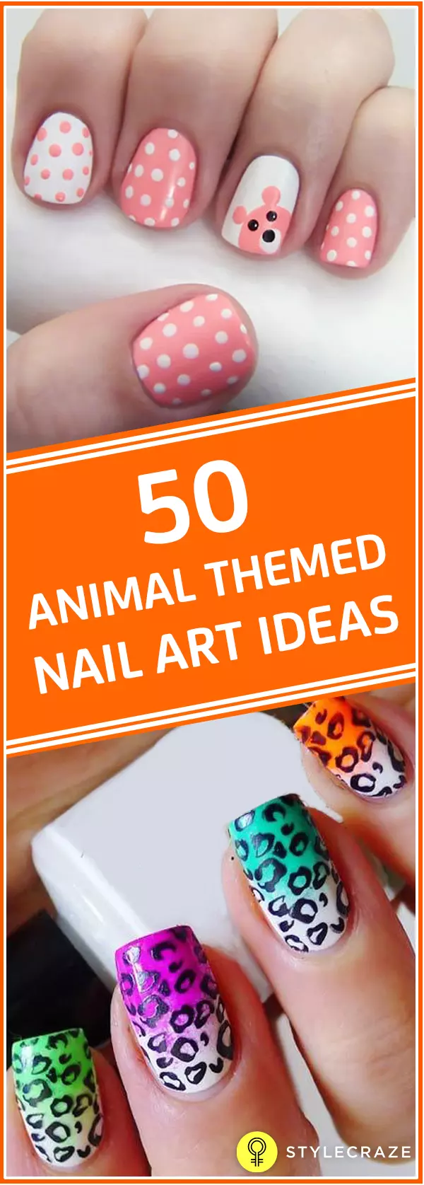 50 Animal Themed nail art ideas