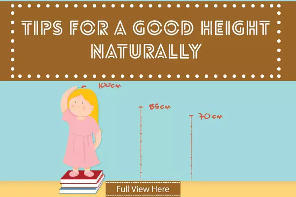 Tips to increase height naturally