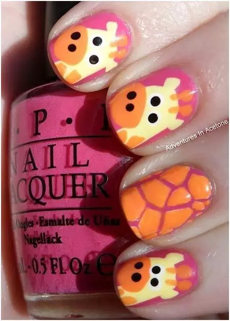 Giraffe nails