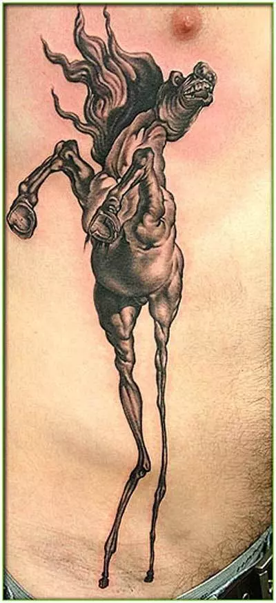 Horse in Motion Tattoo