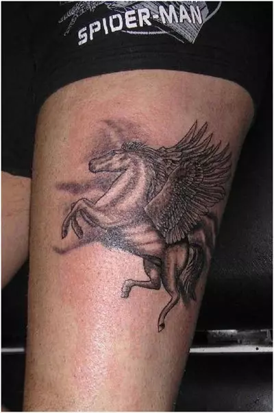 Horse with Wings Tattoo