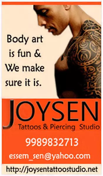 Joysen Tattoo And Piercing Studio in Hyderabad