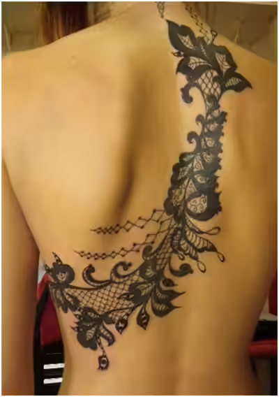 Lace Tattoo Design Lace Tattoo Design