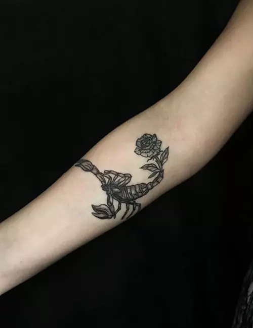 Scorpion Sleeve Tattoo