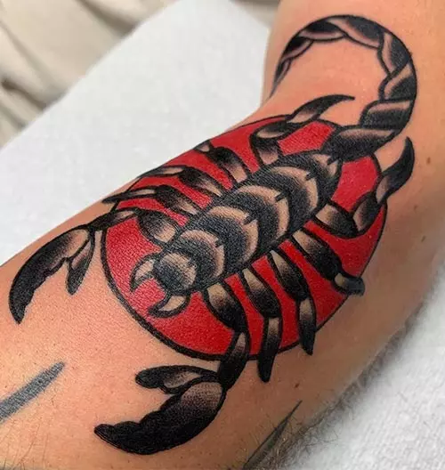 Scorpion Tattoo On The Forearm