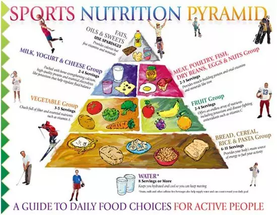 Sports Nutrition Chart