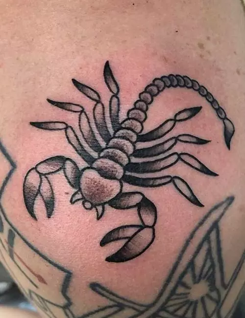 Traditional Scorpion Tattoo Design