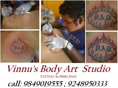 Vinnus Body Art Studio in Hyderabad