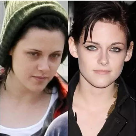 Look 7 of Kristen Stewart without makeup