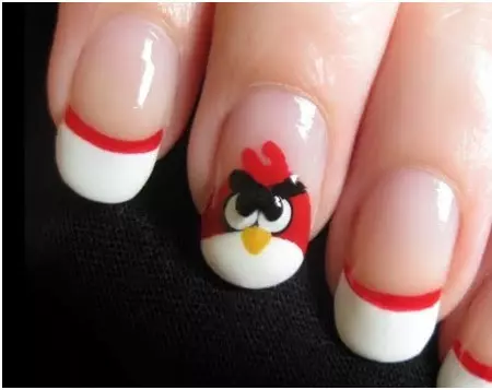 angry bird nails