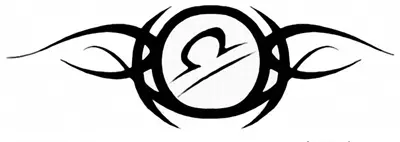 aries symbol tattoo design