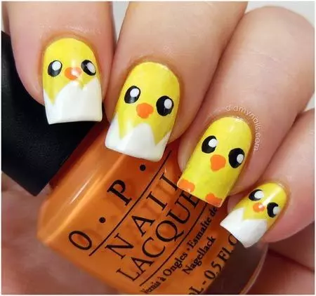 baby chick nails