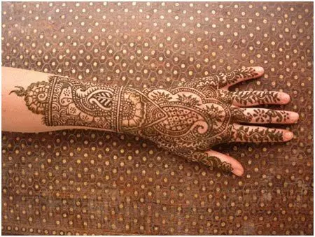 bangle style mehndi designs