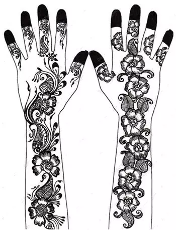 beautiful mehndi design 