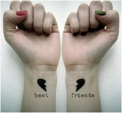 best friend tattoo for girls