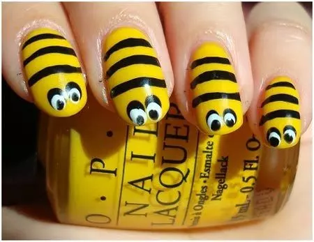 bumble bee nails