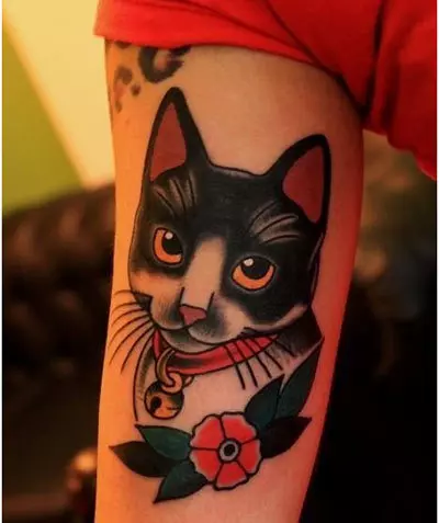 cat face tattoo designs