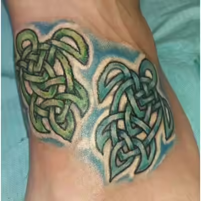 celtic knot turtle tattoo