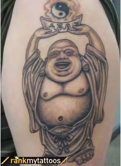 chinese buddha tattoo