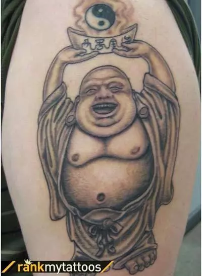 chinese buddha tattoo