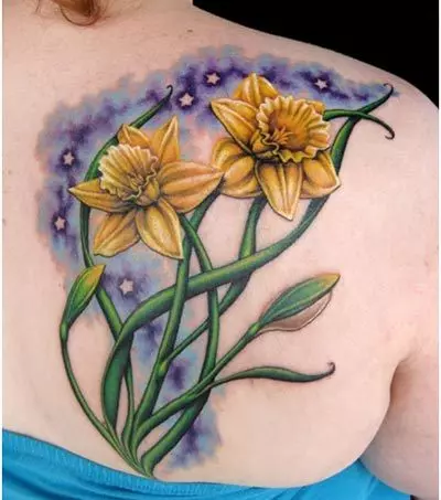 daffodils tattoos