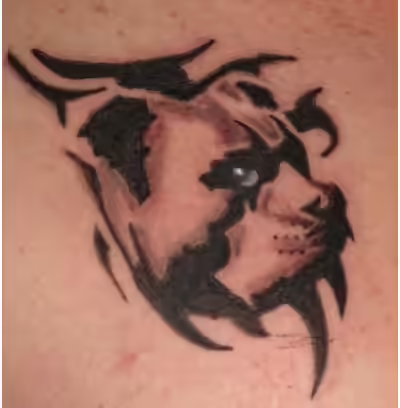 dog outline tattoo dog outline tattoo