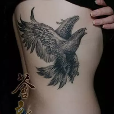 eagle in flight tattoo