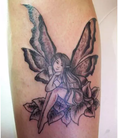 fairies with butterfly wings tattoos