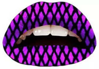 fishnet lip tattoos