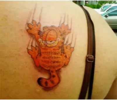 garfield tattoo ideas