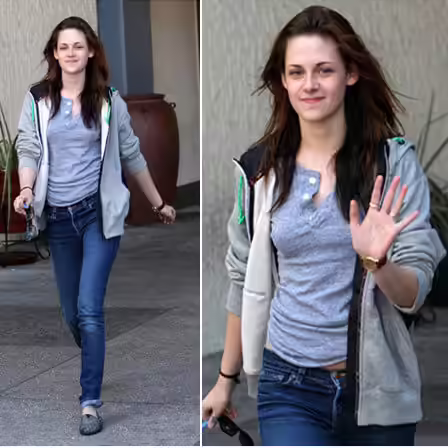 Look 3 of Kristen Stewart without makeup Look 3 of Kristen Stewart without makeup