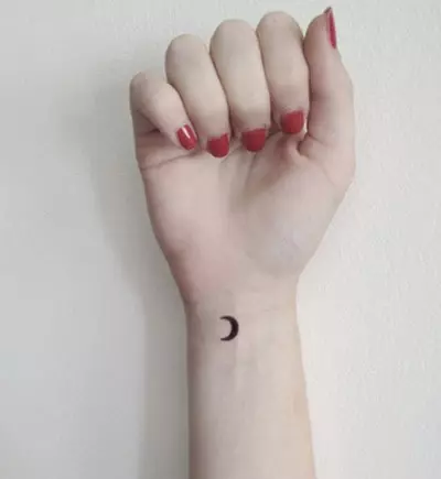 half moon tattoo designs