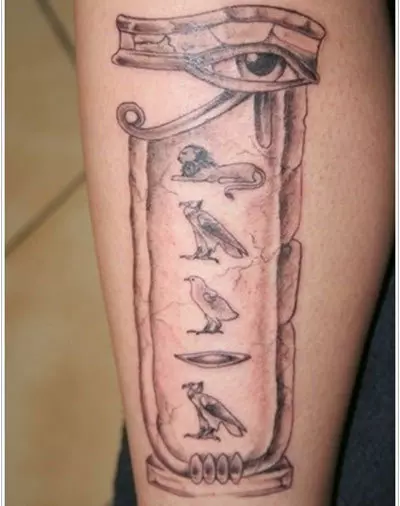 hieroglyphs tattoo