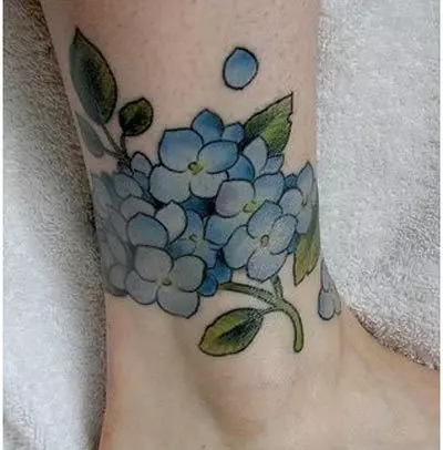 hydrangea tattoo