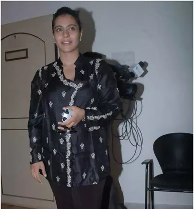 Kajol without makeup at Rahul Rawaila's Stella Adler Acting Studio launch