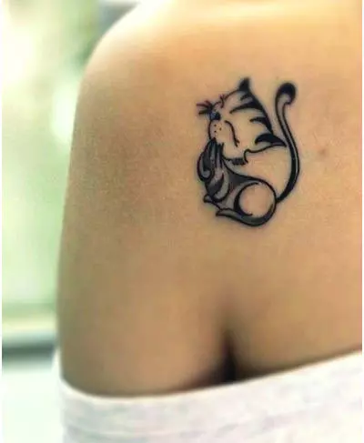 kitten tattoo designs