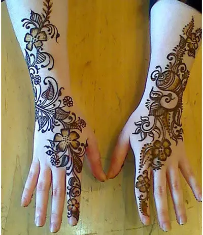 mehndi design for hands