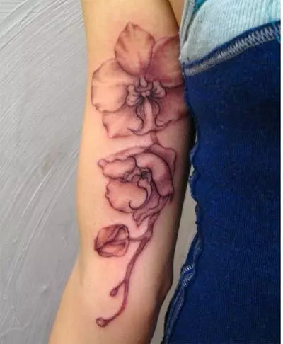 orchids tattoo