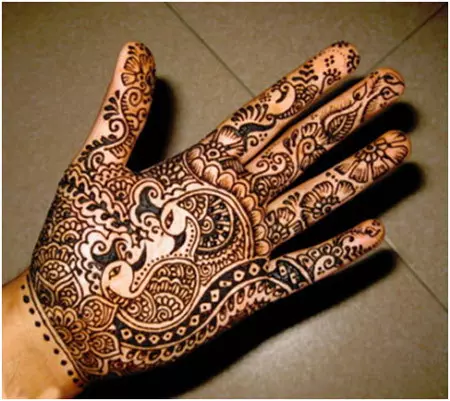 peacock mehndi designs for hands