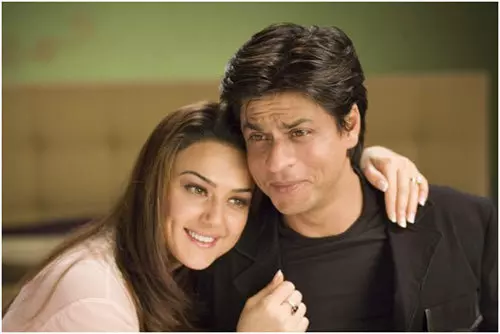 preity zinta with shahrukh khan