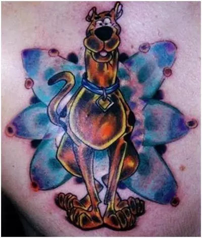 scooby doo tattoo