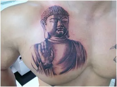 simple buddha tattoo