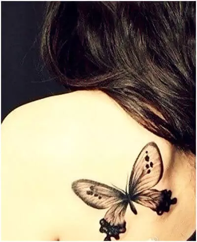 simple butterfly tattoo