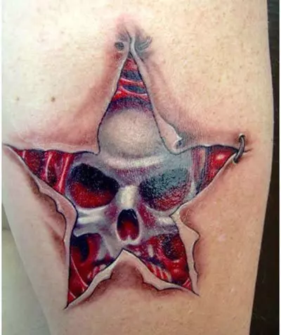 skull star tattoos