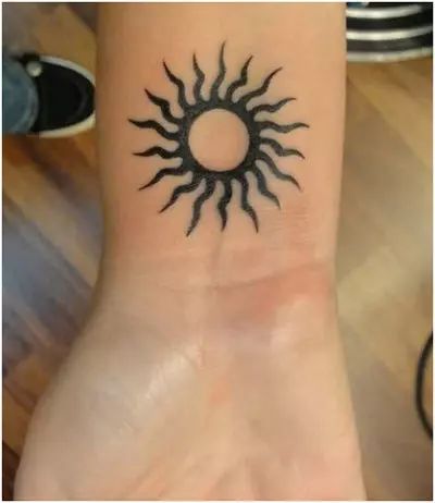 sun tattoo designs