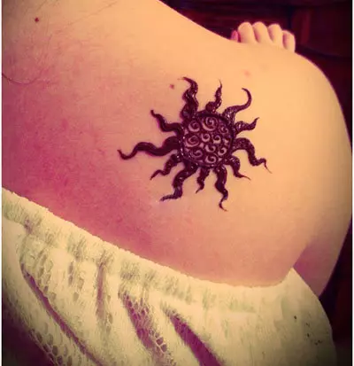 sun tattoo designs