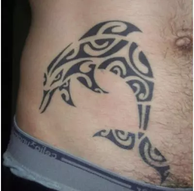 tribal dolphin tattoo